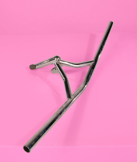 Vintage Chrome Bullmoose Handle bars