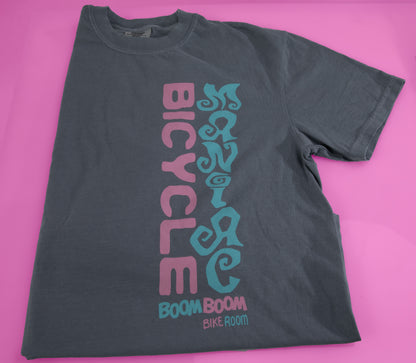 BICYCLE MANIAC - Short sleeve shirt - grey
