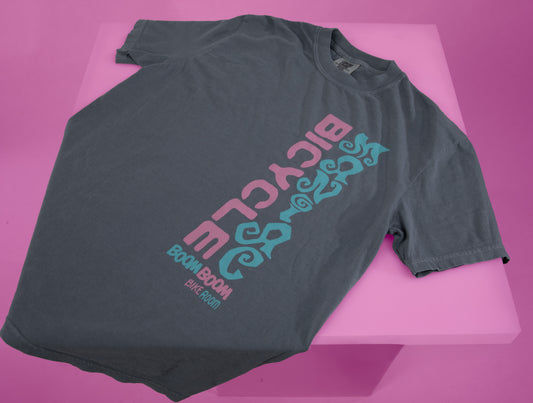 BICYCLE MANIAC - Short sleeve shirt - grey