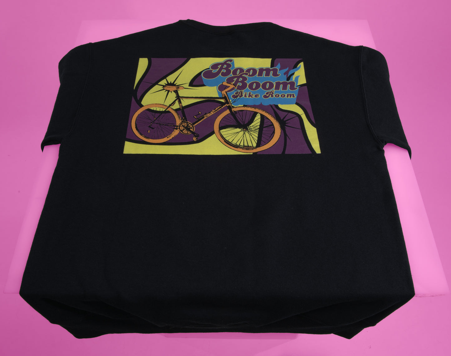 BOOM BOOM Bike Room - Long sleeve - Crew neck
