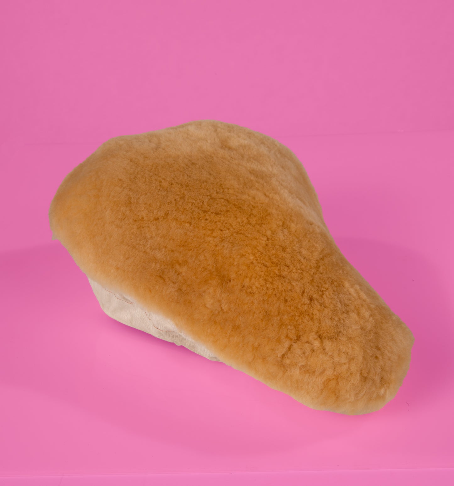 Fur bike seat cover - Tan