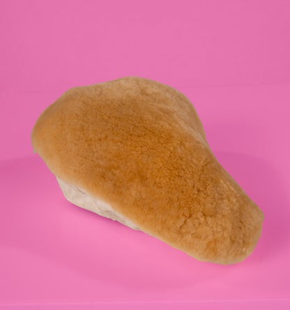 Fur bike seat cover - Tan